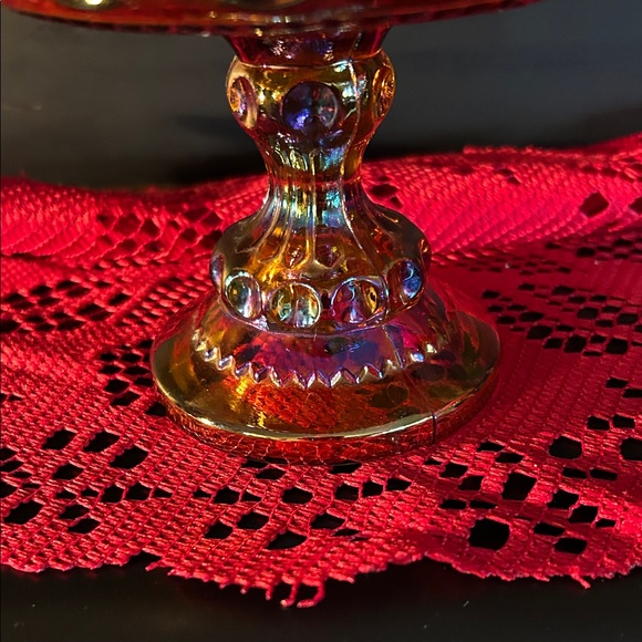 Carnival Thumbprint Glass - Picture 4 of 7